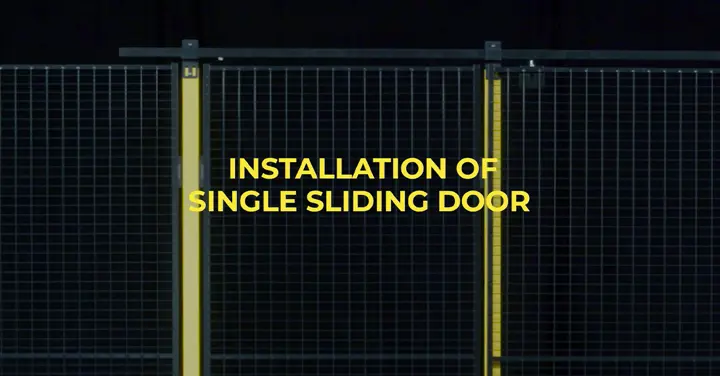 Single Sliding Door - Suitable in spaces with lack of space Single Sliding Door - Suitable in spaces with lack of space