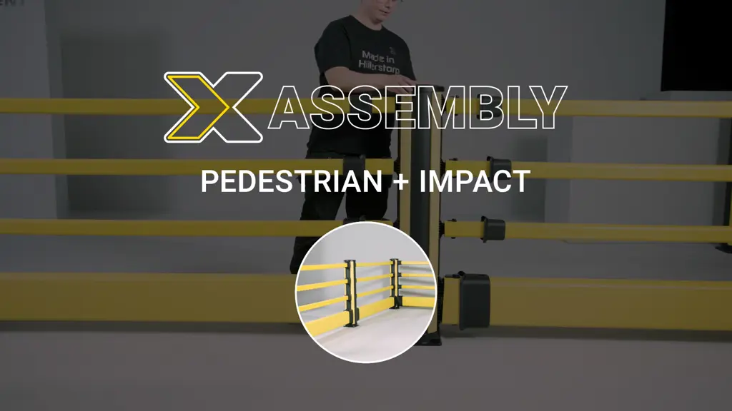 Assemble Pedestrian Impact Barrier with Axelent