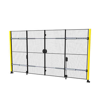 Combined hinged and sliding door