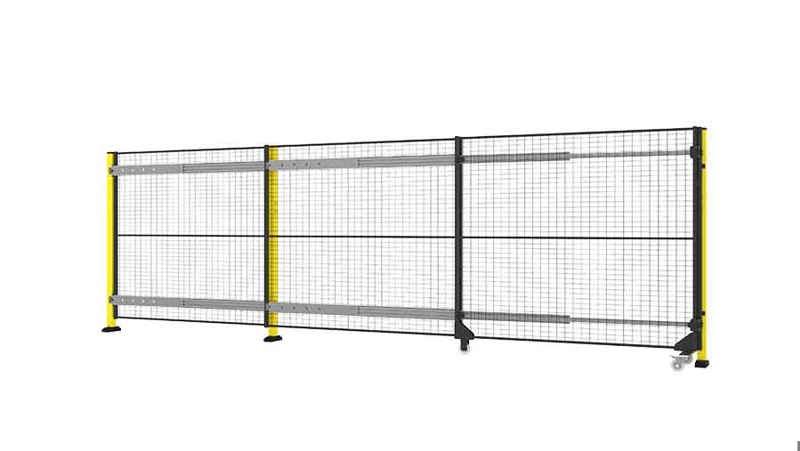 Single sliding door without rail