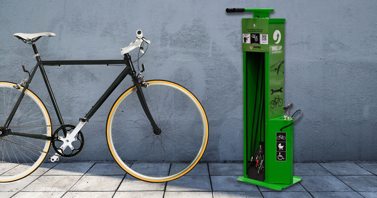 Our smart service station for easy and accessible service of your bike!