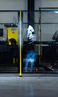 Why use plastic machine guarding panels in an automation facility?