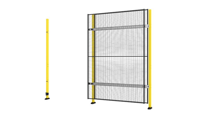 Single sliding door without rail