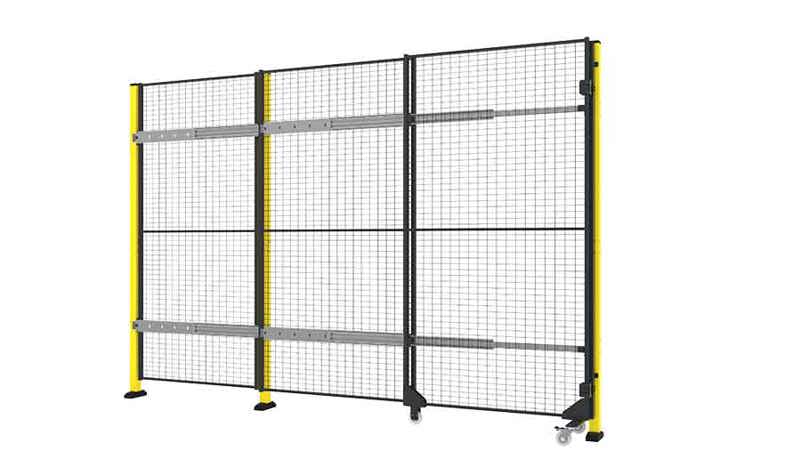 Single sliding door without rail