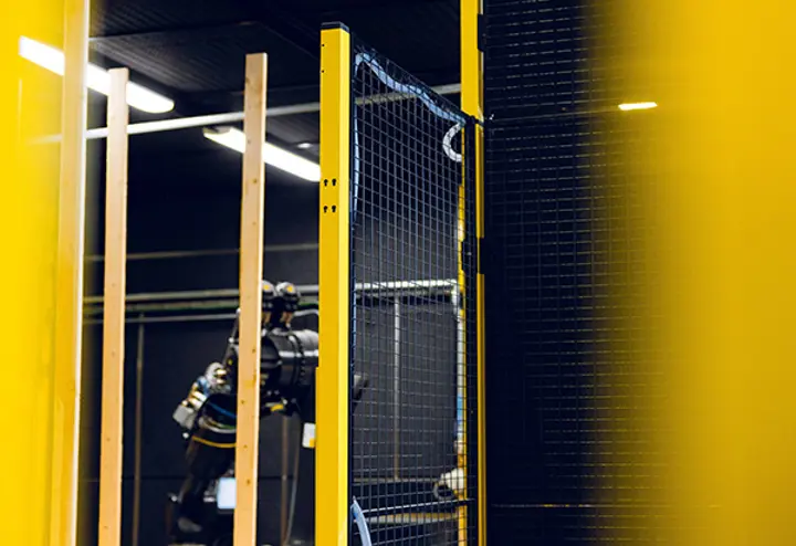 Fixed guards prevent access to hazards Fixed guards prevent access to hazards