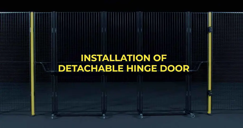Assembly Detachable Door Machine Guarding Axelent
