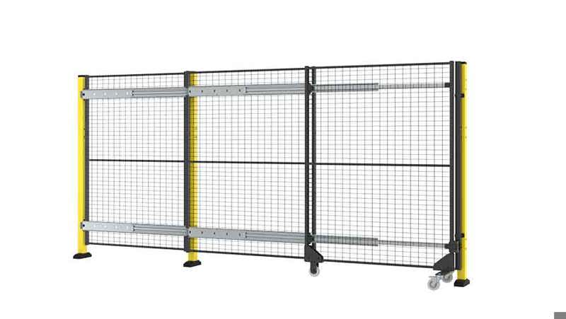 Single sliding door without rail