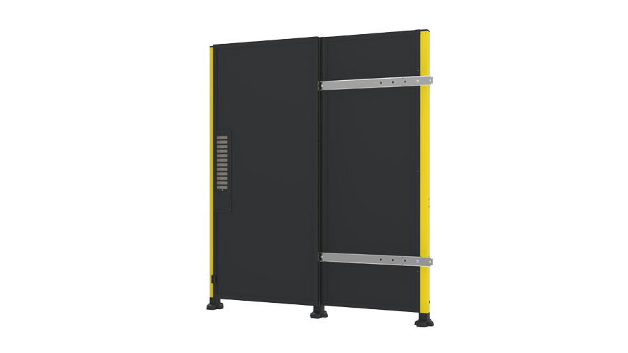 Single sliding door without rail