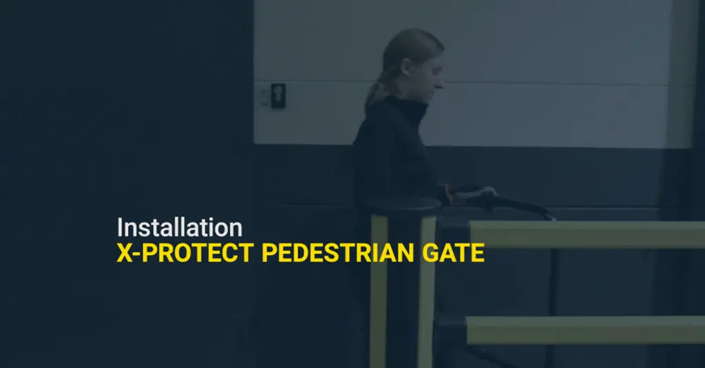 Assembly pedestrian gate