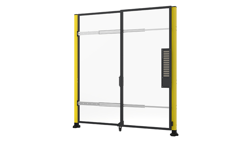Combined hinged- and sliding door