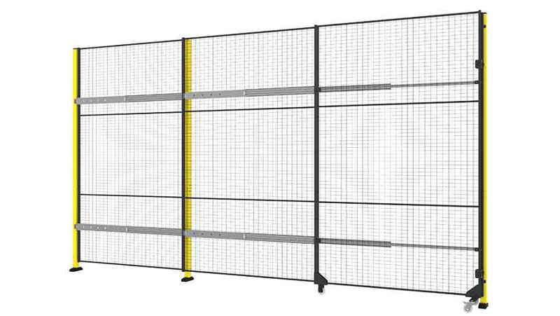 Single sliding door without rail